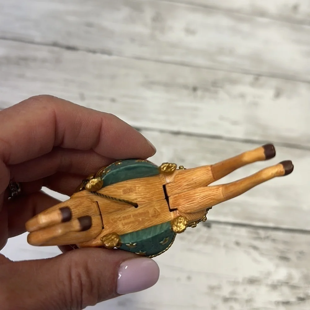 HALLMARK REINDEER YULETIDE TREASURES CHRISTMAS ORNAMENT 2007 - Picture 2 of 5